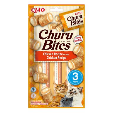 Churu Snacks Bites de Frango para gatos – Multipack 12